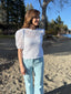 Cherished Lace Tee -White