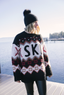 Ski In Sweater