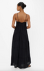 Gracie Midi Dress- Black