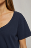 Hendrix V-Neck Tee Navy