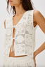 Rails x LSPACE Paz Top - White Crochet