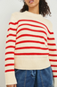 Alise Sweater - Cherry Stripe