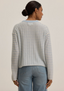Monica Stripe Crew - Ice/Ecru