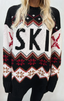 Ski In Sweater