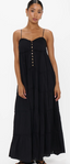 Gracie Midi Dress- Black