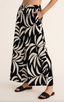 Dante Tropical Linen Pant - Black