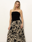 Meet Me at Sea Midi Dress - Black/Mirage
