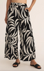 Dante Tropical Linen Pant - Black