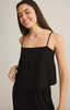 La Luz Textured Tank - Black