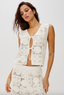 Rails x LSPACE Paz Top - White Crochet
