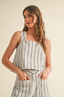Eden Striped Top - Blue/Navy