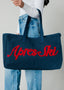 Apres Ski Tote - Navy/Red