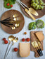 Gold Serving Set