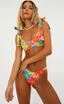 BR Blaire Top-neon blooms