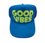 LB Good Vibes Trucker - Neon Blue