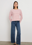 Macy Top - Cherry Stripe