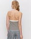 Sunkissed Rib Halter - Black/Macrame