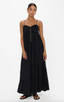 Gracie Midi Dress- Black