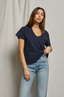 Hendrix V-Neck Tee Navy