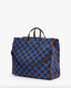 Clare V. Summer Simple Tote - Deep Blue/Chocolate