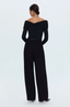 Eden Pleated Ponte Trouser- Night Out