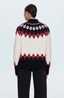 Astrid Sweater- Fair Isle Oxblood