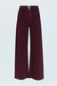 Penny High Rise Wide Leg - Claret