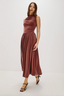 Brina Dress- Oxblood