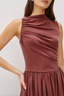 Brina Dress- Oxblood