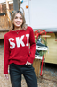 Chunky Ski Pullover - Red