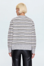 Hanna Sweater - Grey/White Stripe