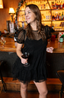 Yaz Mini Dress - Black