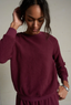 Ziggy Reverse Fleece Sweatshirt - Deep Burgundy
