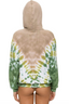 AV-Hand Dyed V Relaxed Hoodie - Tie Dye Sand/Jungle