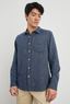 Wyatt Shirt - Navy Etch