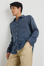 Wyatt Shirt - Navy Etch
