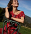 Roxanne Ankle Dress - Fiore Rosso