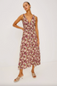 Marciana Dress- Cardinal Floral