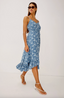 Frida Dress- Blue Cassia