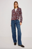 Hunter Shirt- Plum Cream