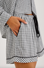 Kellen Pajama Set- Black White Gingham