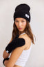 Mohair Mittens - Black