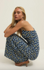 Chiara Ditsy Midi Dress - Eclipse