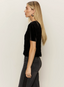 We Belong Together Velvet Top - Black
