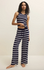 Overboard Stripe Pant - Eclipse