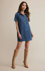 Kellie Denim Mini Dress - Medium Indigo