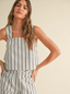 Eden Striped Top - Blue/Navy