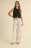 Meadow Embroidered Linen Pants