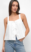 Vivi Cotton Eyelet Top - White