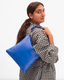 Foldover Clutch w/ Tabs - Electric Blue